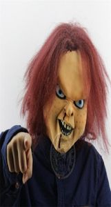 Terrorista adulto Latex Fantasma assustador Chucky Doll Cosplay Mask Game Truque Máscara de Carnaval Party Show Latex Mask 2009294729037