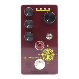 ギターMoskyaudio Compas Guitar Overdriveディゾリオブーストエフェクトペダル真のバイパス機能ギターエフェクトプロセッサアクセサリー