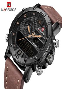 Naviforce Men armbandsur Digital LED Mens Watch Army Clock Multifunktion Waterproof Quartz Watch Relogio Masculino3553166
