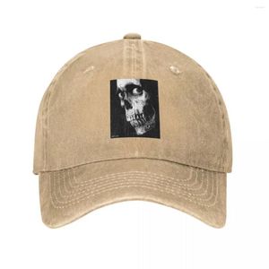 Ball Caps Evil Dead II Череп -ковбойская шляпа уличная одежда шляпы с винтажными женщинами 2024 мужчина