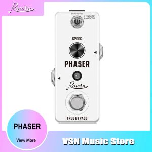 Guitar Rowin Gitarre Phaser Pedal Analog Phase Effect Pedal für E -Gitarren -2 -Modi mit Mini -Größe True Bypass LEF313