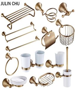 Porta asciugamani accessori per bagno in bronzo set hardware set antico cappotto per scaffale per scaffale barra per piatto di sapone per piatto da doccia BR8665102