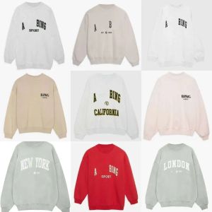 24SS Bing New Niche Women Designer Sweatshirt Fashion Classic Hot Letter Hand Hand Embroidery Cotton Pullover Crew Neckカジュアル汎用パーカーセータートップトップ