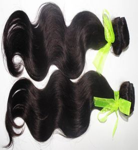 lovely weave body wave indian temple human hair 3pcs lot natural dark color8579432