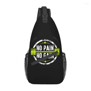 Sırt çantası Ağrı Kazanma Sling Göğüs Crossbody Bag erkekler serin vücut geliştirme fitness spor salonu Omzu yürüyüş için
