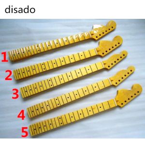 Gitarre Disado 22 Bünde Inlay Punkte reverse Kopfstock -E -Gitarren -Hals -Großhandel Gitarrenzubehör Teile Musikinstrumente