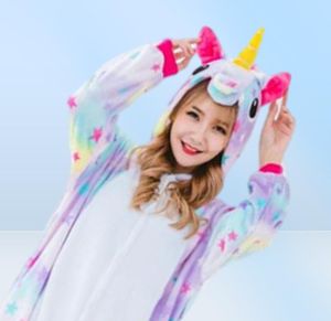 Звездный костюм Unicorn Women039s Onesies Pajamas Kigurumi Компьют -шлемы взрослые костюмы Хэллоуин2559540