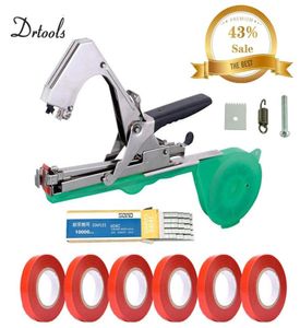 Drtools Garden Tools Plantas de liga Planta galho de amarração manual Máquina de encadernação Máquina de encadernação picada tapetea Tapener Tapes Home Garden C107590563