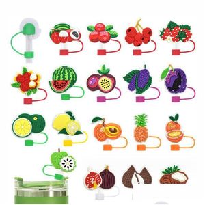 Shoe Parts & Accessories Wholesale Summer Sile St Dust Toppers Fruits And Vegetables Pattern Shape Tip Ers For 9-10 Mm Drop Delivery S Dh8Wa