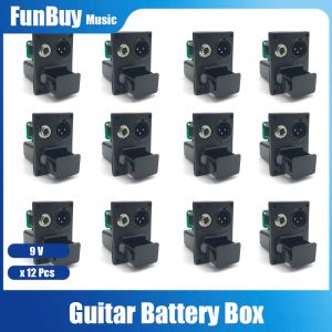 Guitar 12pcs Guitar EQ Battery Box 4 Pin BType For Acoustic Guitar Equalizer EQ Any Bands