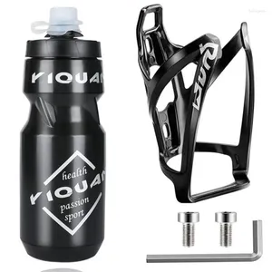 Koppar Saucers 700 ml Mountain Bike Bicycle Cycling Water Drink Bottle and Holder Cage Rack MTB Kettle Set Riding J285