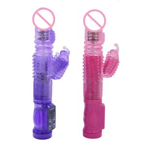 G Spot Butterfly Kaninchen Vibratoren Mehrgeschwindigkeit Vibration Rotation sexy Vibrator für Frauen Massagegeräte Erwachsene sexy Produkte