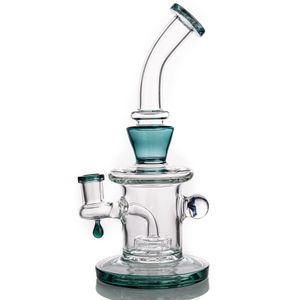 9.7 inç cam bong yaklaşık 4mm kalınlığında kase şeffaf boru pyrex dab teçhizatı sigara içmek için h906