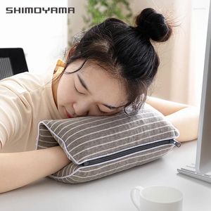 Pillow SHIMOYAMA Office Rest PE Hose Pipe Stuffing Nap Pillows Travel Desk Head Neck Chin Strong Support S