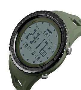SKMEI 1246 Men Sports Watches Countdown Chrono Double Time EL Light Digital Wristwatches 50M Water Resistant Relogio Masculino9403242