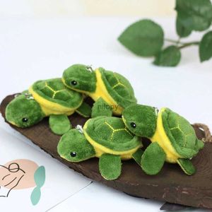 Schlüsselanhänger Lanyards Mode kleine Schildkröte weiche Plüschpuppe Schlüsselbund niedliche Cartoon Schildkröte Tasche Anhänger Kinder Spielzeug Auto Keyrings Männer Frauen Anime Keyring