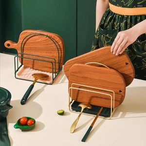 Kitchen Storage Metal Cutting Board Pot Pan Lid Holder Rack For Chopping Organizer Stand Cabinet Spacing Partition