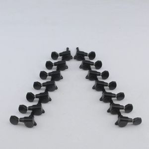 Guitar 1 Set 6/7/8 Strings Guitar Machine Heads Tuner Schwarz mit Schraube (#1284) Gitarrenteile in Korea hergestellt