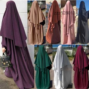 Этническая одежда Eid молитвенная одежда Khimar Hijab Long 2022 Рамадан мусульманский арабский хиджаб, женщины, абая, абая джилбаб Ислам Никаб Бурка