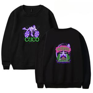 Singer Cuco Merch Overdimensionerade hoodie kvinnor män o-hals långärmad crewneck sweatshirt casual tracksuit hip hop kläder