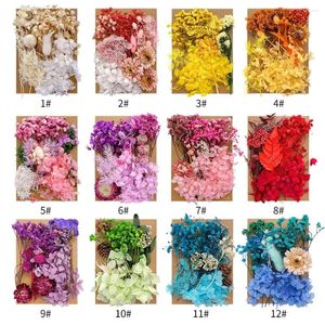 Decorative Flowers 1 Bag Dried Pressed Dry Flower For DIY Phone Case Epoxy Resin Filling Pendant Jewelry Making Crafts Nail Art Decor