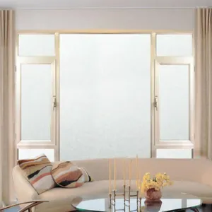 Window Stickers Opaque Privacy Frosted Glass Film Self-adhensive Proctective