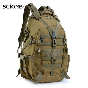 40L 15Lキャンプバックパックミリタリーバッグ男性旅行バッグ戦術軍モルクライミングリュックサックハイキングアウトドアサックデスポーツXA714WA251Z