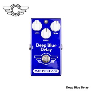 Gitara szalona profesor Deep Blue Delay Professional Overdrive Electric Electric Effect Pedal Guitar Akcesoria