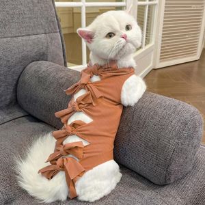 Cat Costumes Recovery Anzug Kätzchen Elastischer Strampler Spay für weibliche Nach- oder Hautkrankheiten Schutz