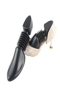 2 Größen schwarze Schuhstrecker Frauen und Männer Plastikfeder Federverstellbarer Schuhe Expander unterstützen Care5852614