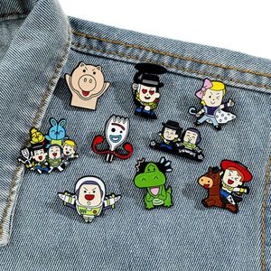 boys childhood tv movie film characters enamel pins Cute Anime Movies Games Hard Enamel Pins Collect Cartoon Brooch Backpack Hat Bag Collar Lapel Badges