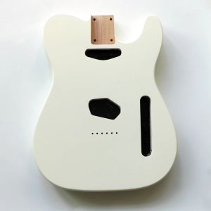 Gitarr DIY Gitarrsatser Alder Nitro Satin Färdig Vintage White TL Guitar Body Replacement för anpassade elektriska gitarrer