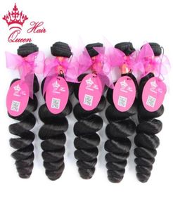 Queen Hair Products Mixed Length 5pcslot virgin brazilian hair extensions loose wave more weaves machine weft Fast 8 2875490139804265