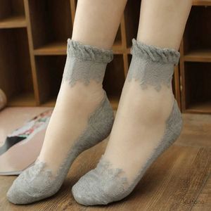 Çorap Çorap Kadın Dantel Çoraplar 2022 Yaz Moda Seksi Şeffaf Gevşek İnce Çoraplar Kadın kaymaz ultra ince çorap kadın