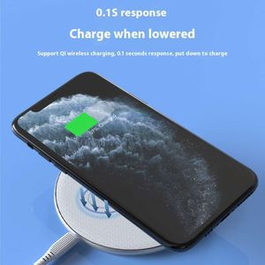 A10 B Ultrasonic Circular Charger Suitable for Apple Charging Huawei Xiaomi Phone Fast 7.5W 10W Wireless