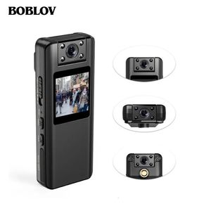 Boblov A22 미니 디지털 카메라 1080p HD 화면 휴대용 자기 야간 시력 소형 캠코더 바디 카메라 야외 스포츠 Camara 240407