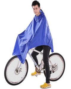 Ting Ao Cycling Bicycle Bike Raincoat Rain Cape Poncho Cloth Gear Rainproof Blue Comfort2390765