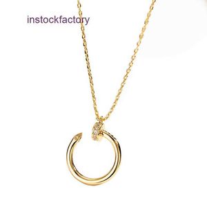 Дизайнерские картр модная титановая стальная гвоздь плавное ожерелье в легкой роскошь и универсальной простым ключа