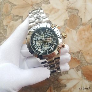 Wristwatches INVICTO Designer Luxury Men's Watch Quartz Business Casual Premium Stainless Steel Strap Waterproof
