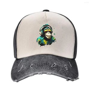 Ball Caps Graffiti DJ Maymun İş N18 Hediye Moda Yıkanmış Beyzbol şapkası