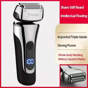 Shavers Electric Shaver Electric Razor Fast Charging Shaving Machine For Men Beard Razor Wetdry Dual Use Water Proof USB