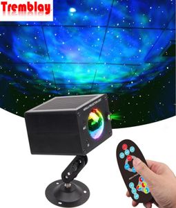 LED Galaxy Stage Effect Lighting Strobe Laser Projector Night Disco Ball Christmas Holiday Lamp för DJ Party Laser Light Show1648813