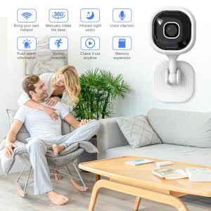 Webcams A3 Wireless IP Camera WiFi Usb Webcam 1080p 30fps infrared Night vision camera mart Intercom Monitoring Support TwoWay Voice