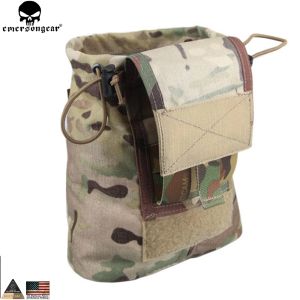 Accessories EMERSONGEAR Drop Pouch Dump Pouch Tactical Molle Magazine Pouch Airsoft Paintball Hunting Tool Mag Pouch EM9041