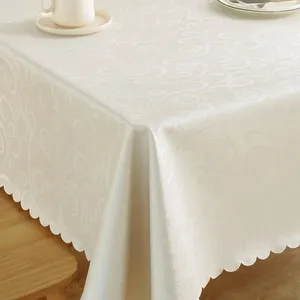 テーブルクロステーブルクロス防水とオイル使い捨てネットレッド長方形のサークルティーディナーテーブル_AN3764