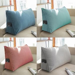 Pillow Soft Sofa Living Room Triangle Rectangular Back Office Chair Long Strip Bay Window Waist Throw Pillows Home Decor