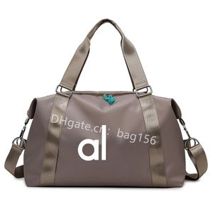 Alta qualidade feminino ioga bolsa esportiva mochila espelho bolsa de fitness saco de fitness saco de armazenamento grande Lu saco de armazenamento externo lu-07 nylon dobra seca molhada separação 10a