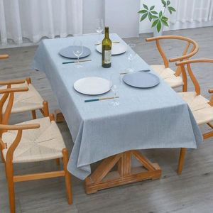 Tanta de mesa de algodão e tapete de linho puro contrato de cor pano_dan99