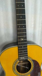 Frete de guitarra grátis Handmade Factory Shop Custom OM28 Signature Mayer Acoustic Electric Guitar 28JM