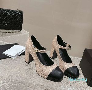 2024 New Single Shoes Women's Fashion High Heels